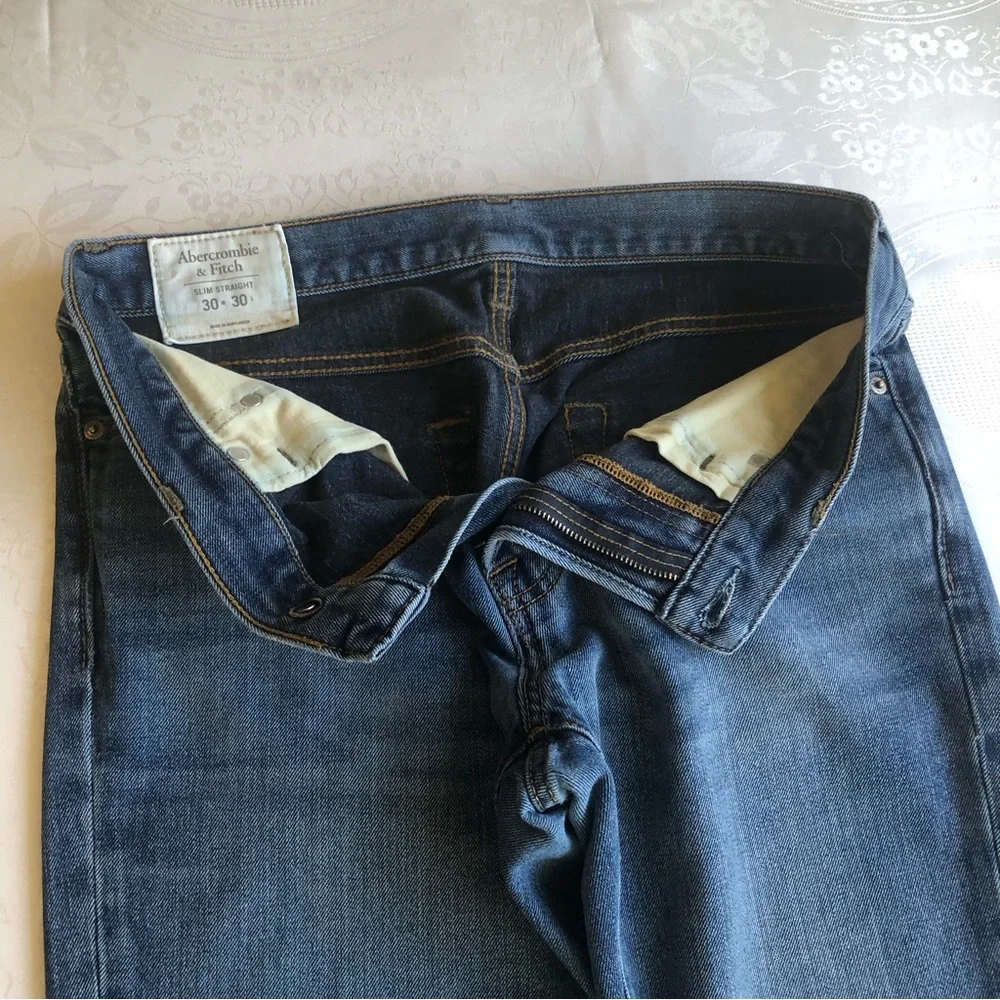 Abercrombie & Fitch Slim Straight Jeans Denim Pants Men’s Size W30/ L30 Classic